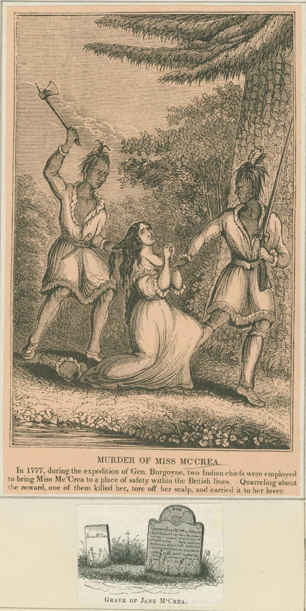 The Miriam and Ira D. Wallach Division of Art, Prints and Photographs: Print Collection, The New York Public Library. “Jane McCrea.” New York Public Library Digital Collections.